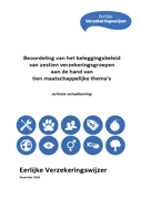 Rapport Beleidsupdate Eerlijke Verzekeringswijzer 2024